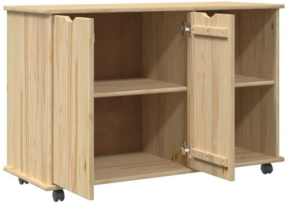 Ratuotas kabinetas Ruda 100 x 39 x 65,5 cm Kietas pušies medis