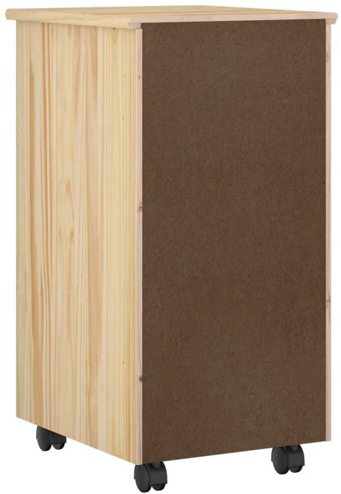 Ratuotas kabinetas Ruda 34 x 39 x 65,5 cm Kietas pušies medis