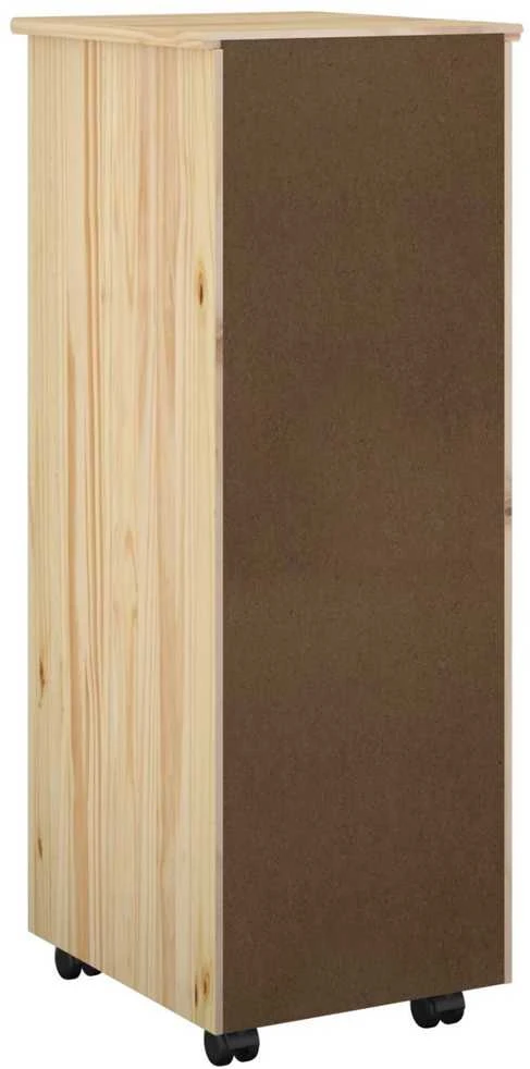 Ratuotas kabinetas 34 x 39 x 93,5 cm Kietas pušies medis Ruda