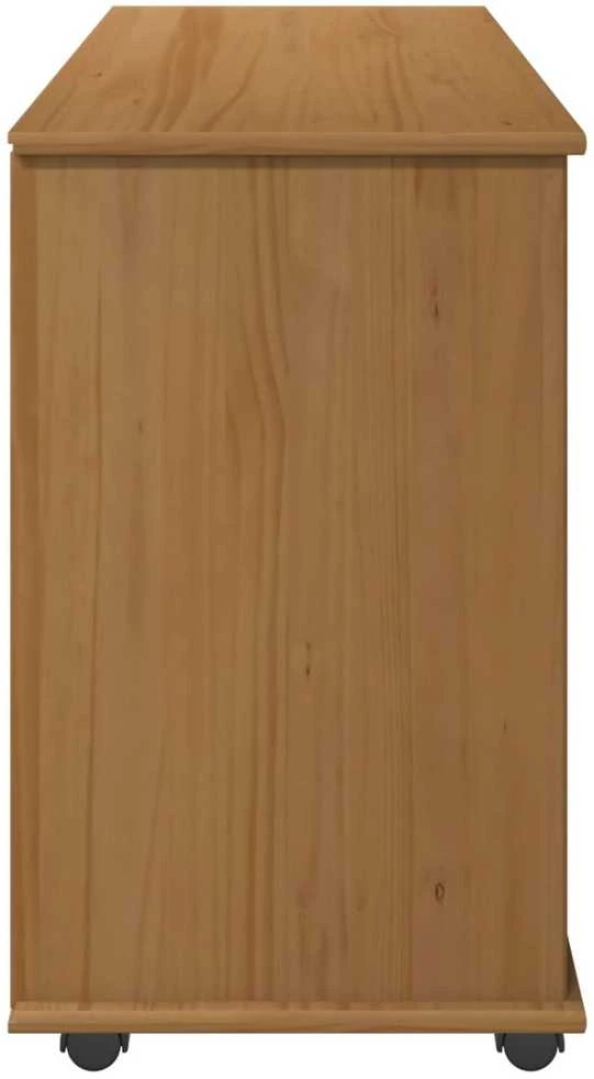 Ratuotas kabinetas su ratu Medus ruda 100 x 39 x 65,5 cm