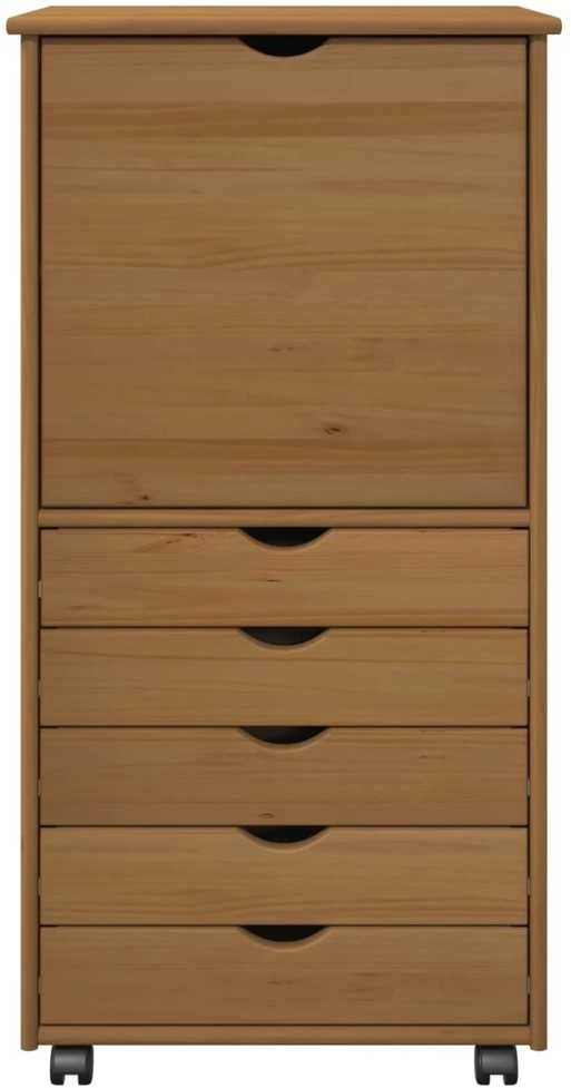 Ratuotas kabinetas 53 x 39 x 103 cm Kietas pušies medis