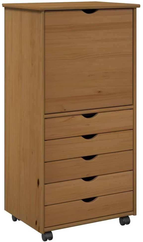 Ratuotas kabinetas 53 x 39 x 103 cm Kietas pušies medis