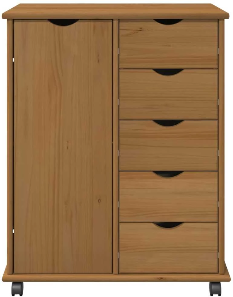 Ratuotas kabinetas 63,5 x 39 x 79 cm Kietas pušies medis
