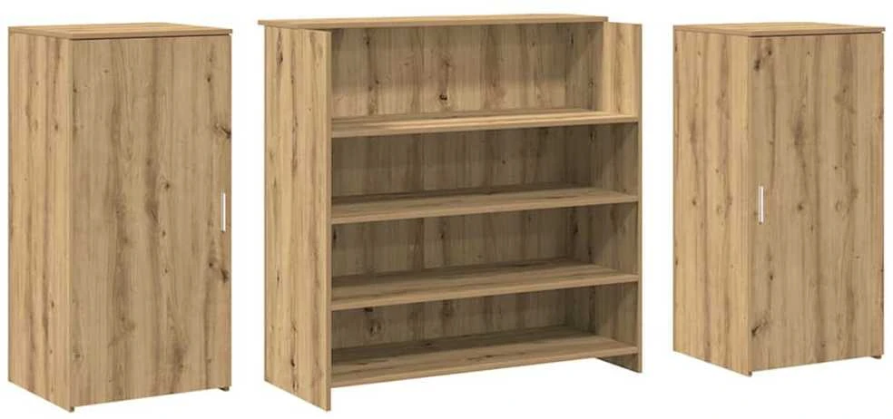 Registratūra, artisano, 200x50x103,5 cm, apdirbta mediena