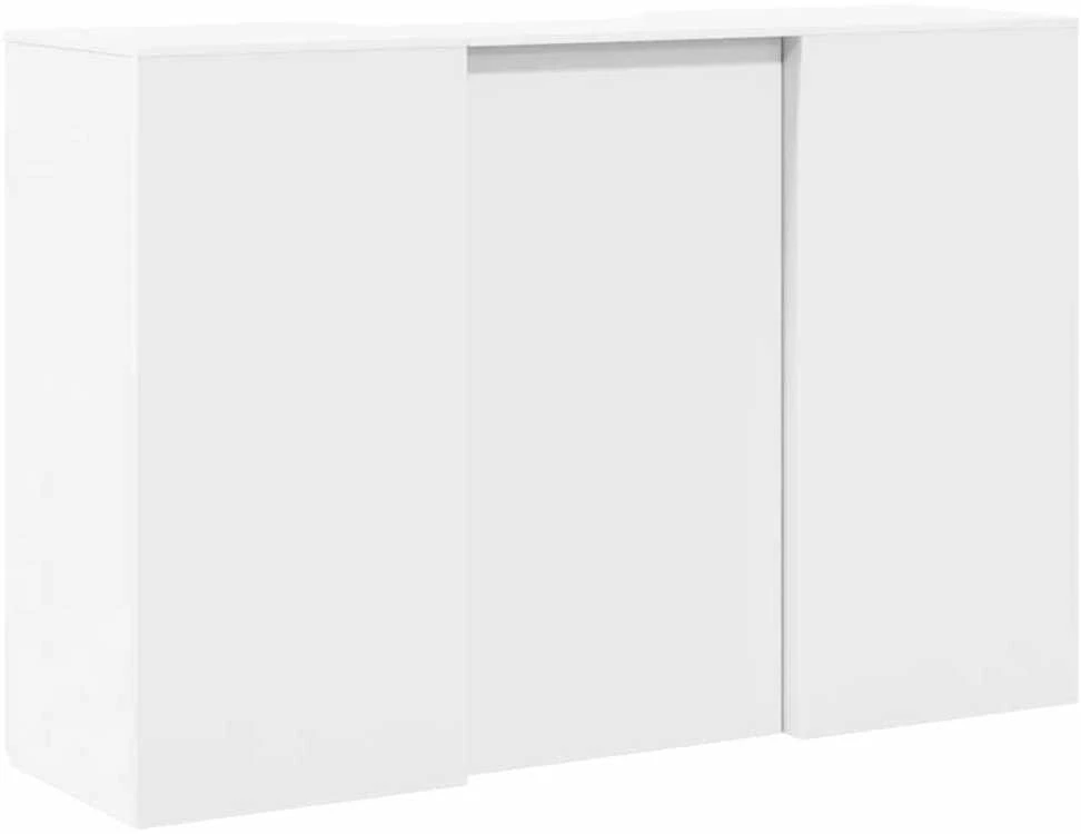 Registratūra, baltos spalvos, 155x50x103,5 cm, apdirbta mediena