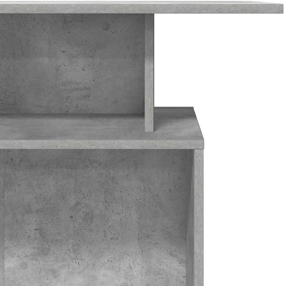 Registratūra, betono pilkas, 100x40x104 cm, apdirbta mediena