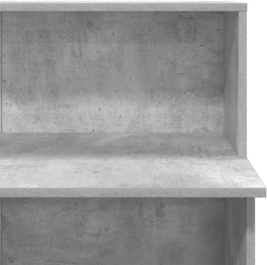 Registratūra, betono pilkas, 100x50x103,5 cm, apdirbta mediena