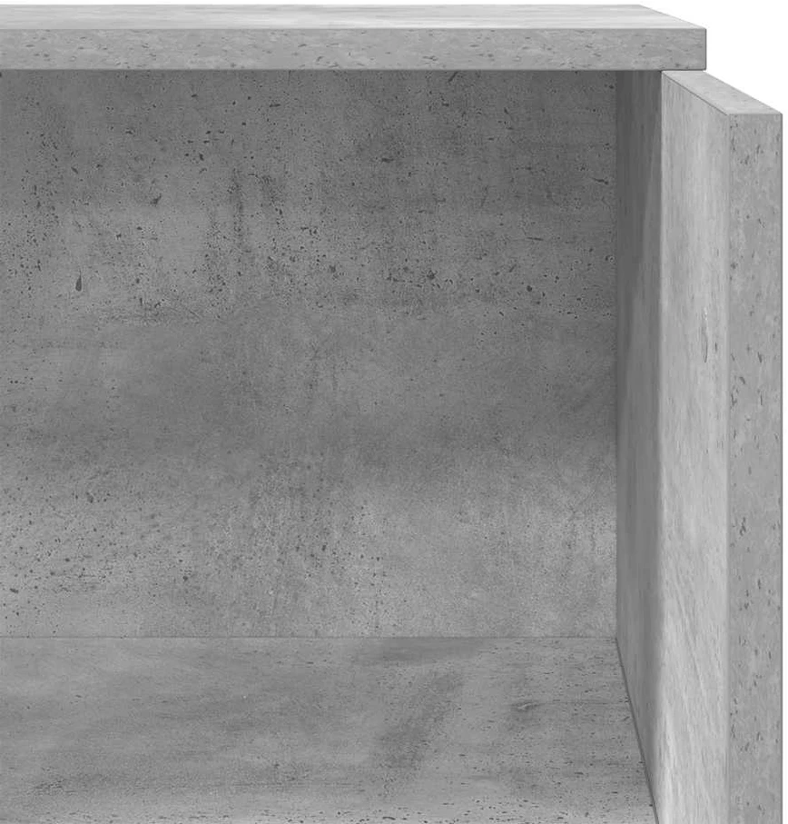 Registratūra, betono pilkas, 55x50x103,5 cm, apdirbta mediena