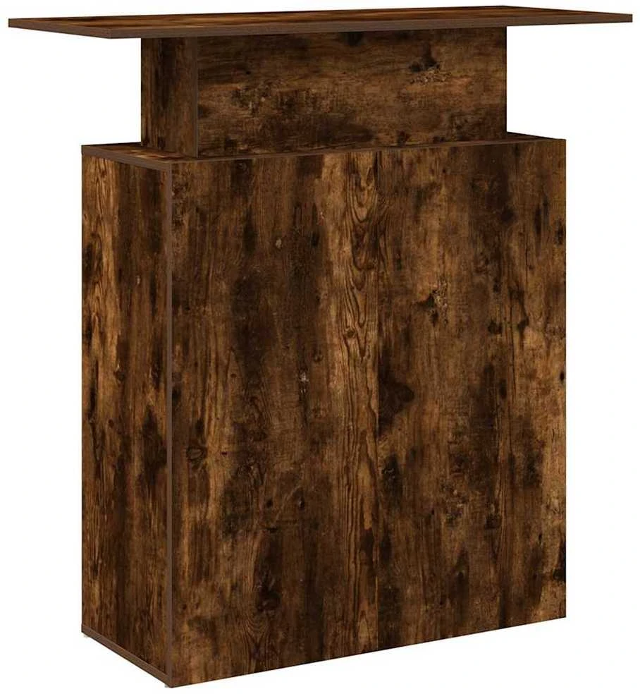 Registratūra, dūminio ąžuolo, 100x40x104 cm, apdirbta mediena