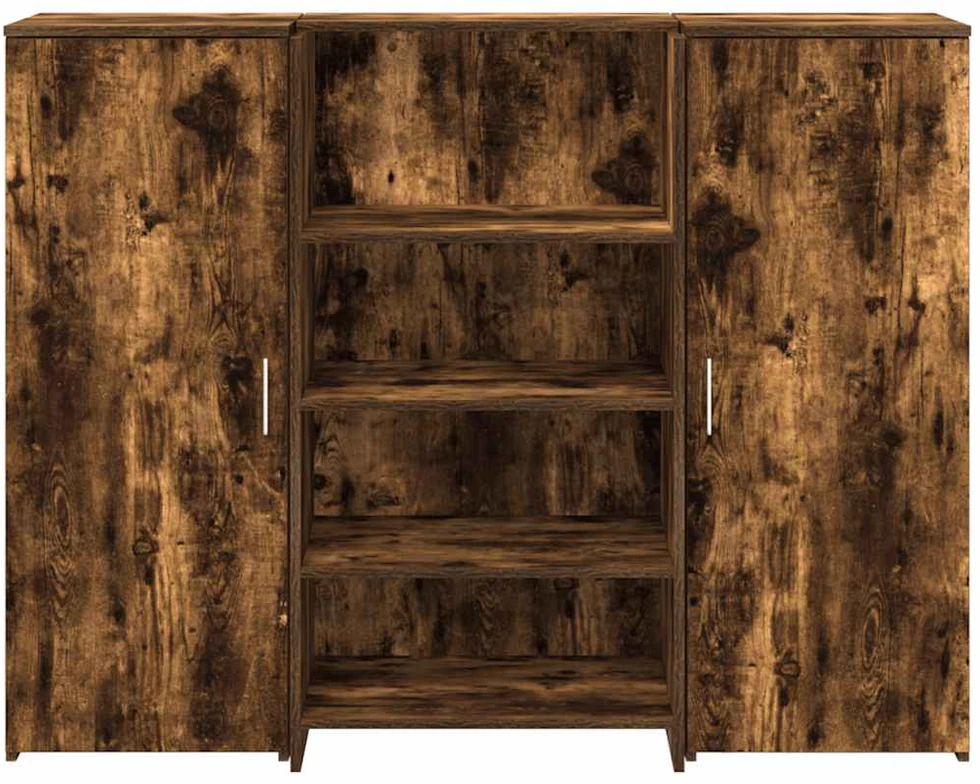 Registratūra, dūminio ąžuolo, 135x50x103,5 cm, apdirbta mediena