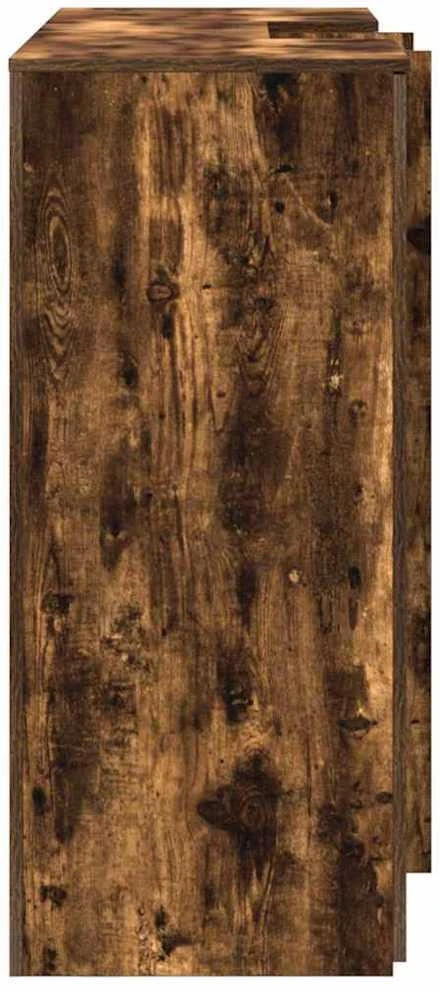 Registratūra, dūminio ąžuolo, 155x50x103,5 cm, apdirbta mediena