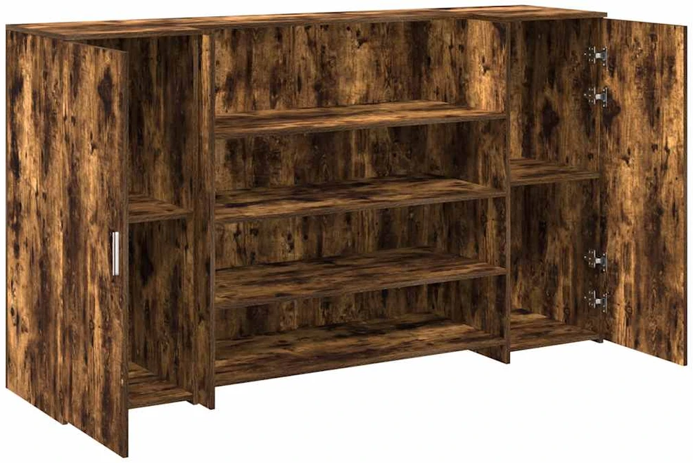 Registratūra, dūminio ąžuolo, 180x50x103,5 cm, apdirbta mediena
