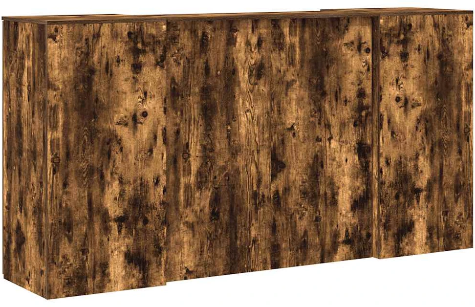 Registratūra, dūminio ąžuolo, 200x50x103,5 cm, apdirbta mediena