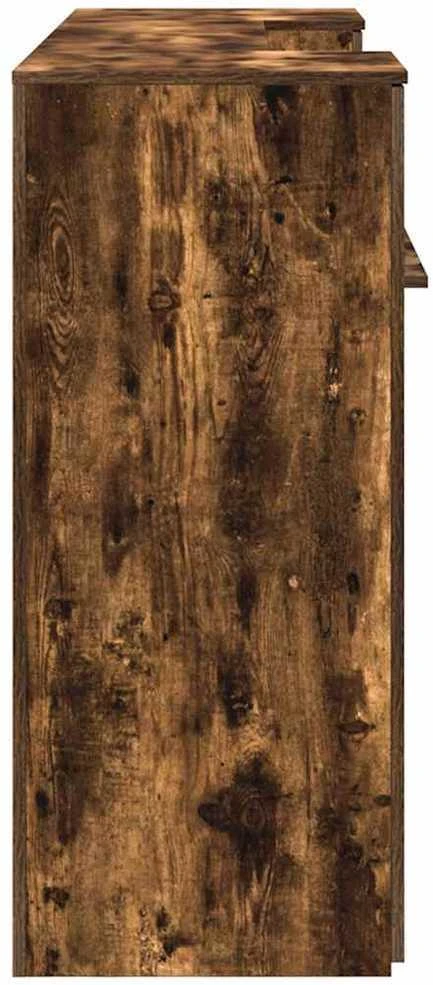 Registratūra, dūminio ąžuolo, 200x50x103,5 cm, apdirbta mediena