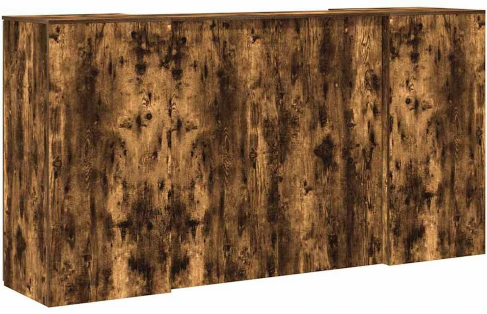 Registratūra, dūminio ąžuolo, 200x50x103,5 cm, apdirbta mediena