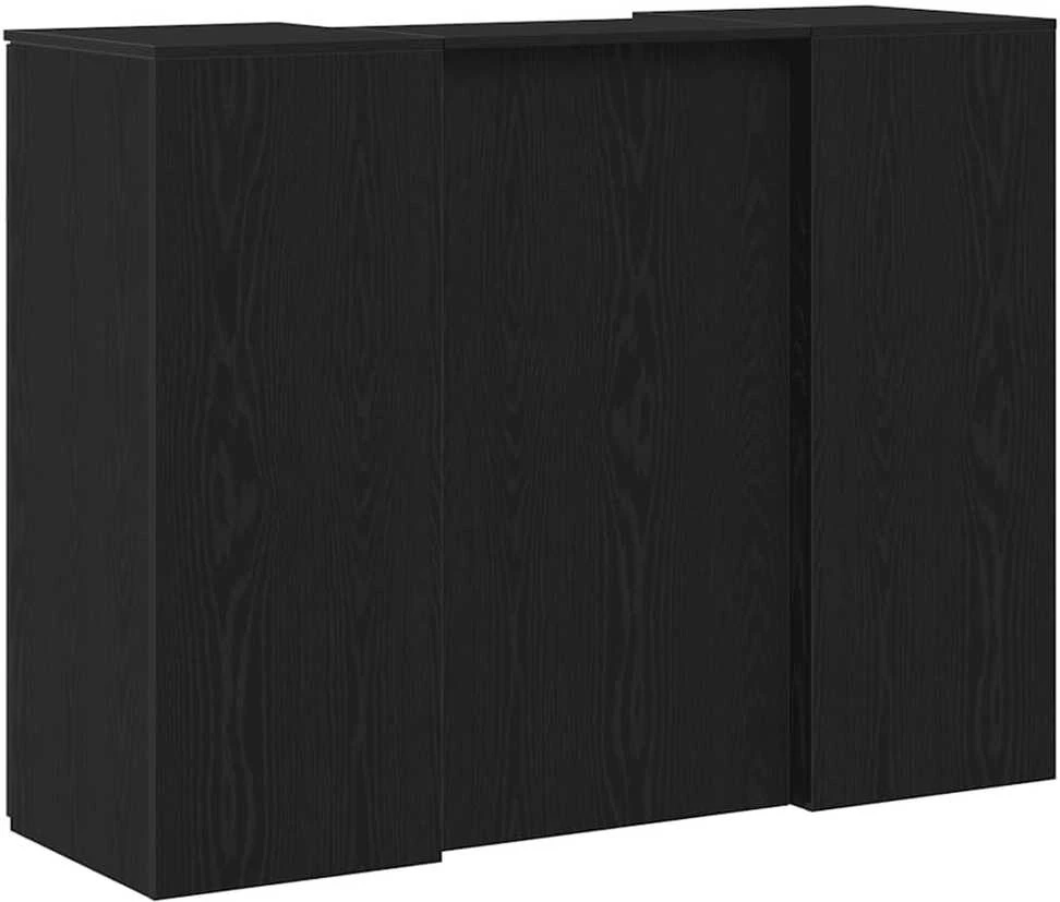 Registratūra, juodas ąžuolas, 135x50x103,5 cm, apdirbta mediena
