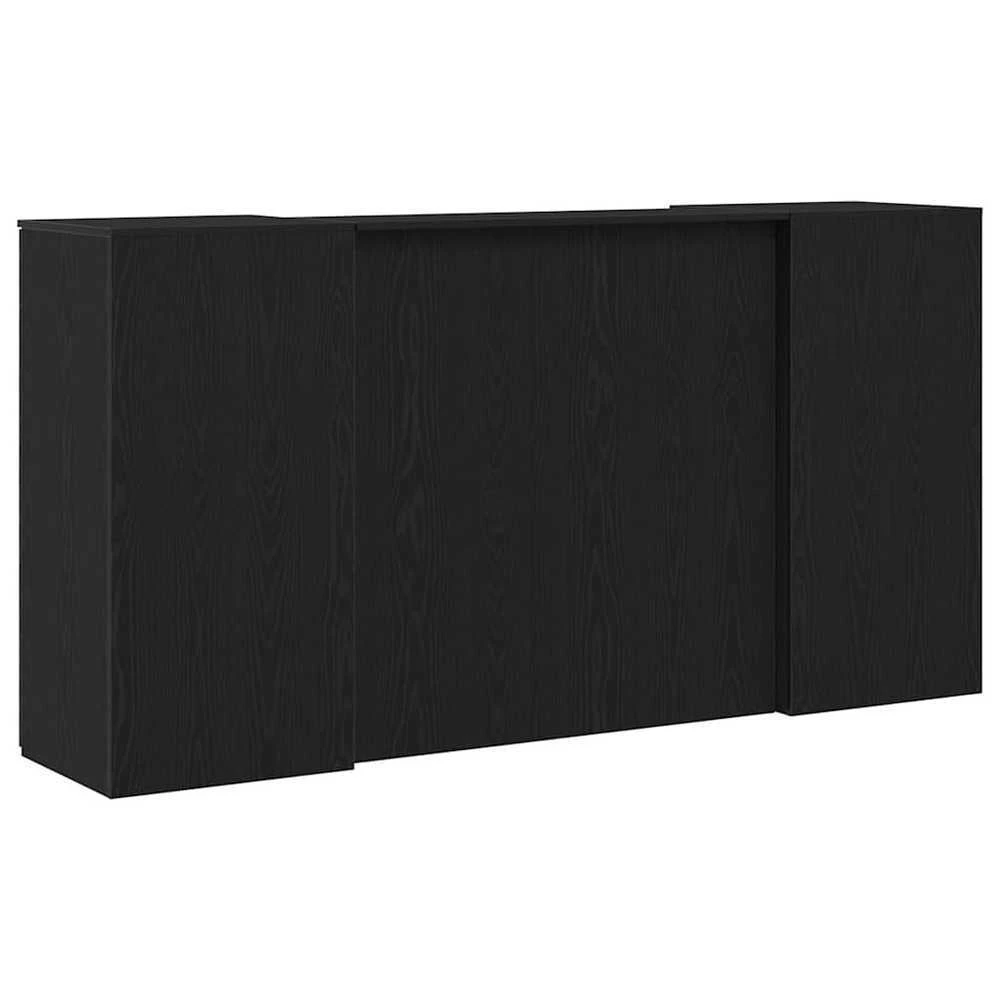 Registratūra, juodas ąžuolas, 200x50x103,5 cm, apdirbta mediena