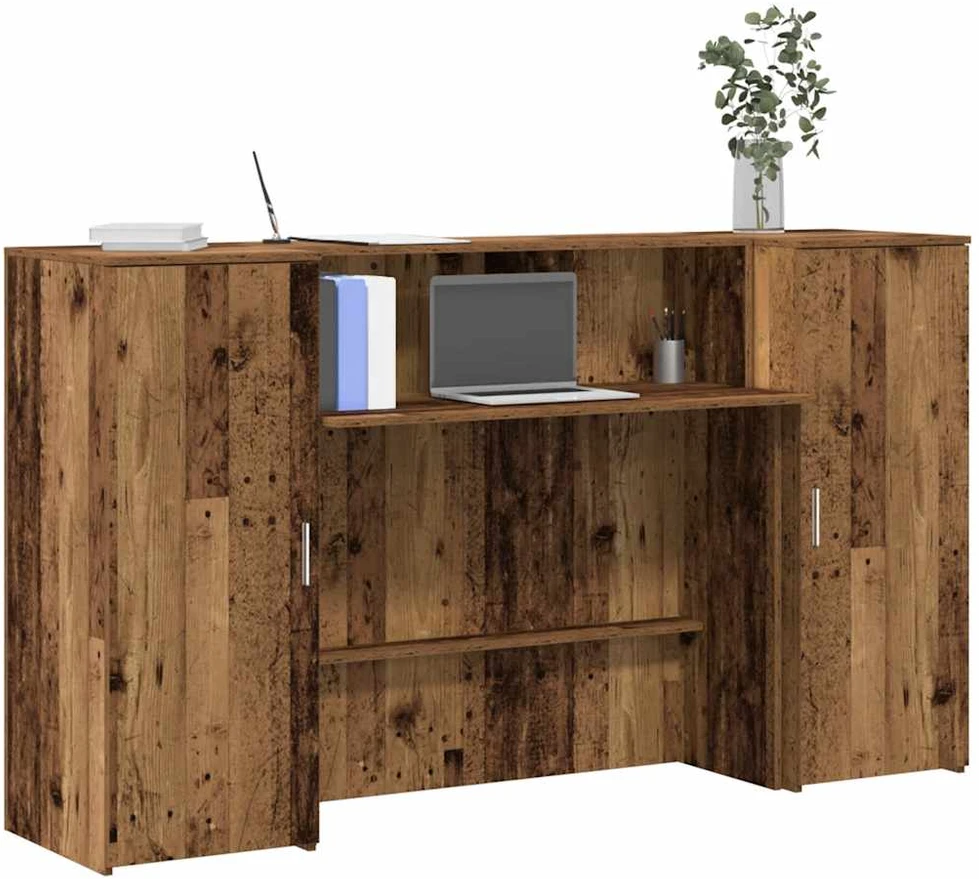 Registratūra, medienos, 180x50x103,5 cm, apdirbta mediena