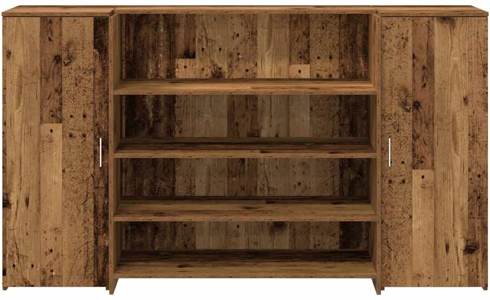 Registratūra, medienos, 180x50x103,5 cm, apdirbta mediena