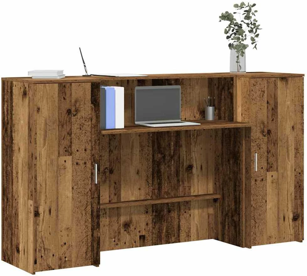 Registratūra, medienos, 180x50x103,5 cm, apdirbta mediena