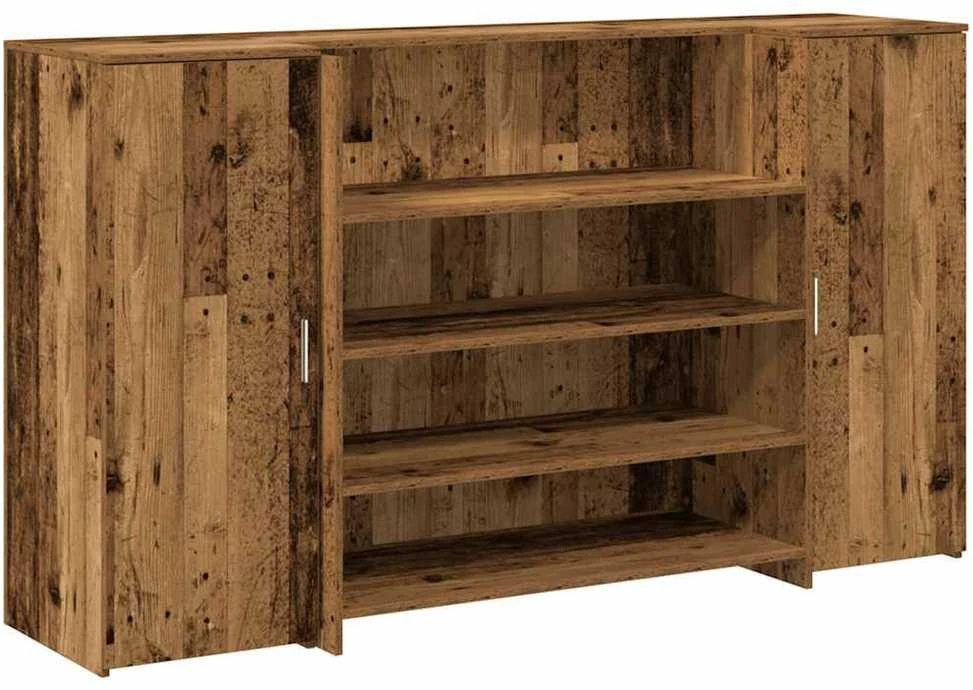 Registratūra, medienos, 180x50x103,5 cm, apdirbta mediena