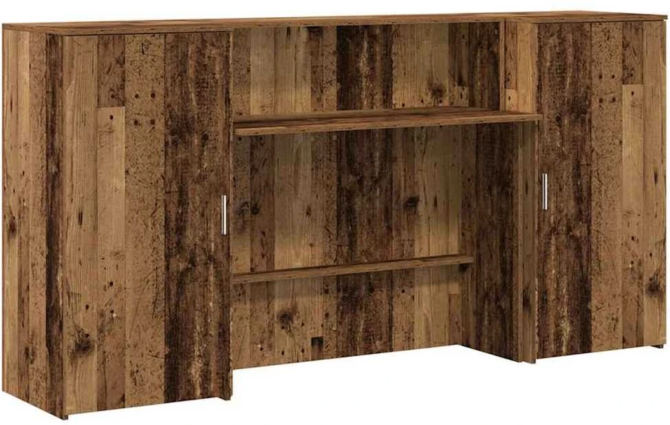 Registratūra, medienos, 200x50x103,5 cm, apdirbta mediena