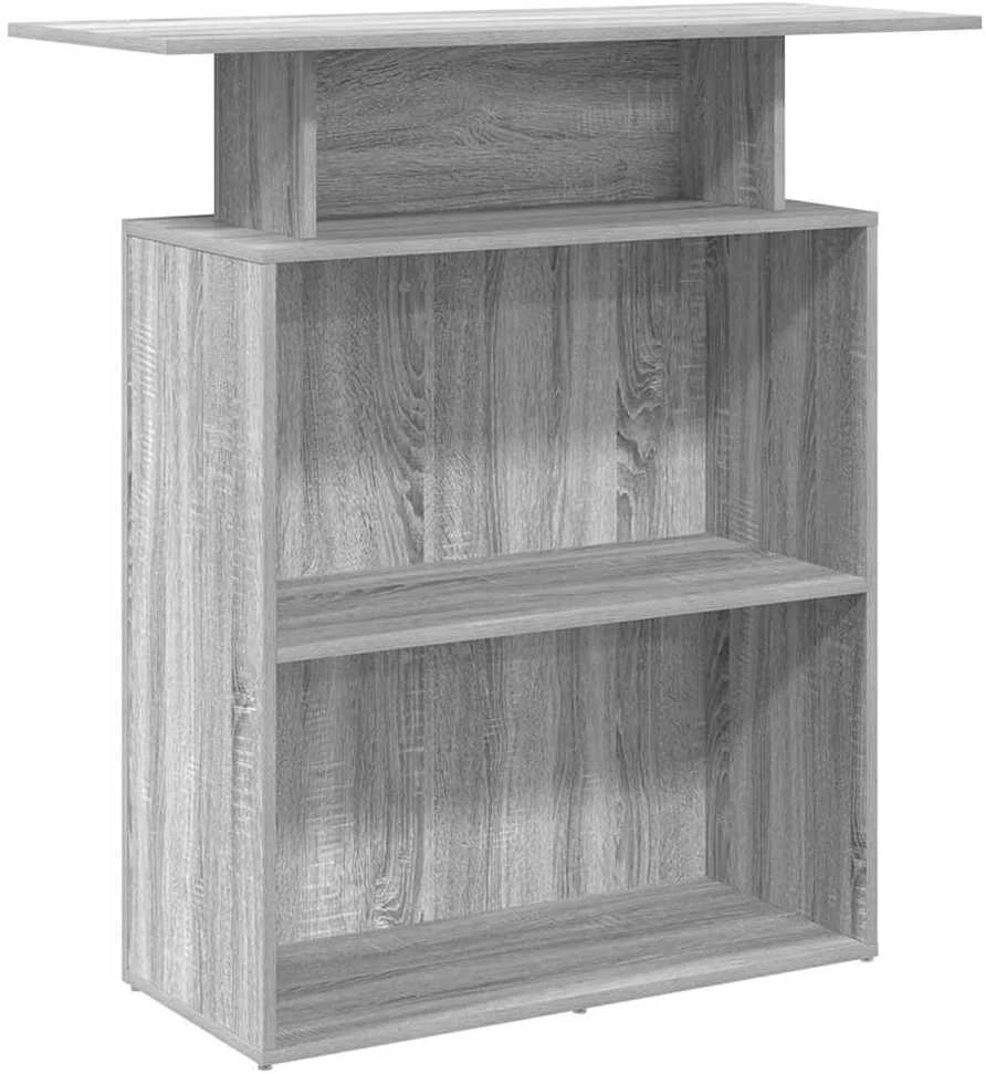 Registratūra, pilkas ąžuolo, 100x40x104 cm, apdirbta mediena