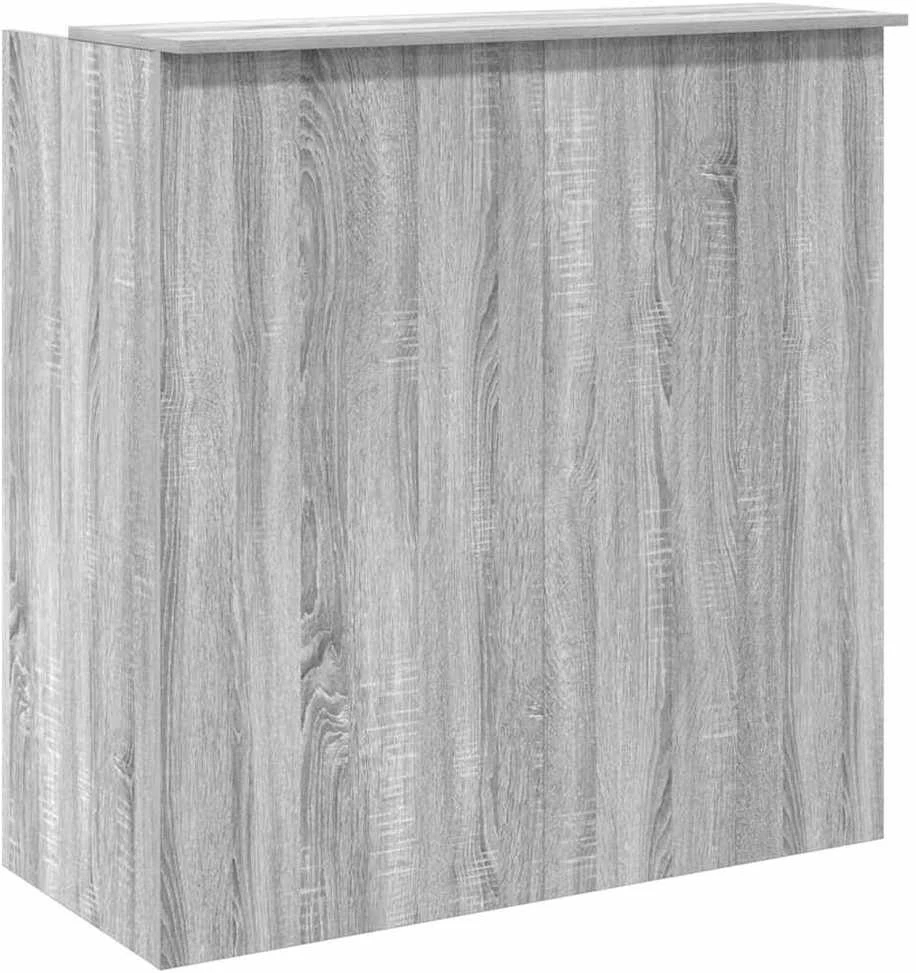 Registratūra, pilkas ąžuolo, 100x50x103,5 cm, apdirbta mediena