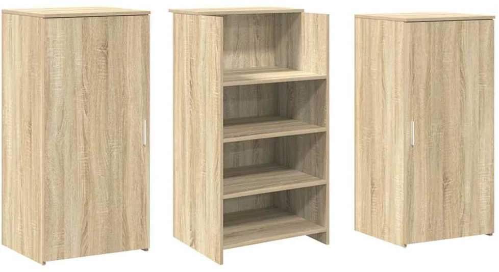 Registratūra, sonoma ąžuolo, 155x50x103,5 cm, apdirbta mediena