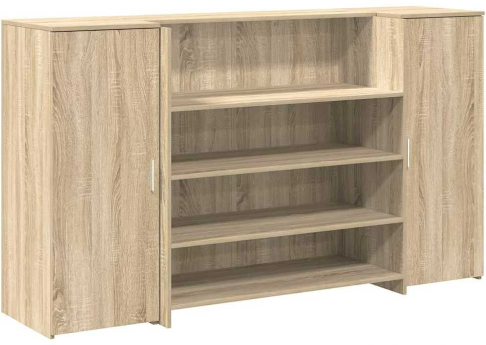 Registratūra, sonoma ąžuolo, 180x50x103,5 cm, apdirbta mediena