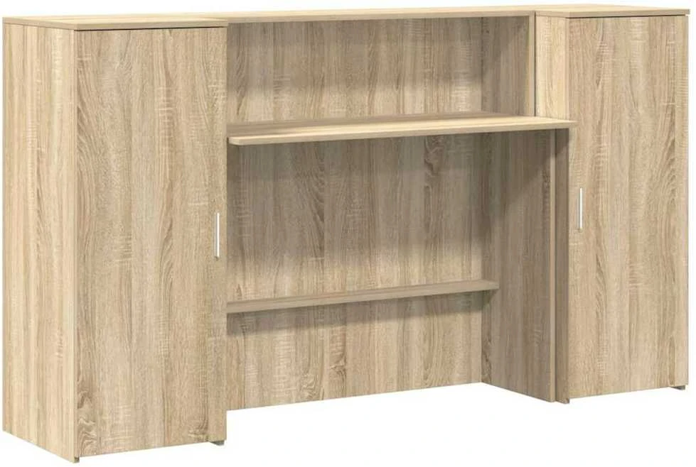 Registratūra, sonoma ąžuolo, 180x50x103,5 cm, apdirbta mediena