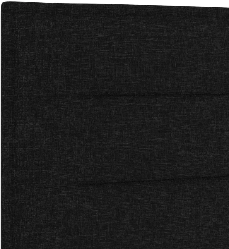 Reguliuojama lova su čiužiniu Juoda 180 x 200 cm Audinys