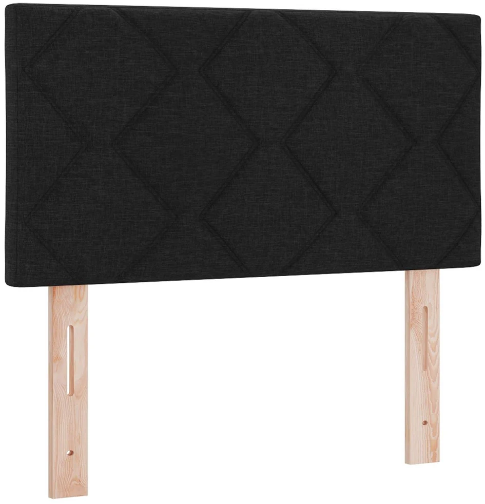 Reguliuojama lova su čiužiniu Juoda 80 x 200 cm Audinys