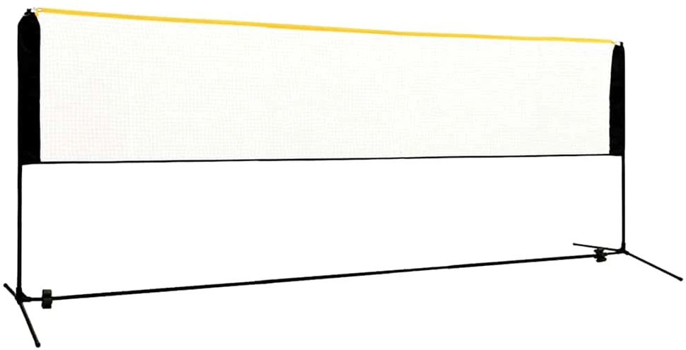 Reguliuojamas badmintono tinklas, 400x103x94–158cm, metalas