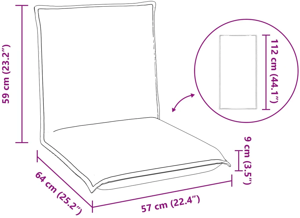 Reguliuojamas grindų fotelis Rožinė Avinės medžiagos