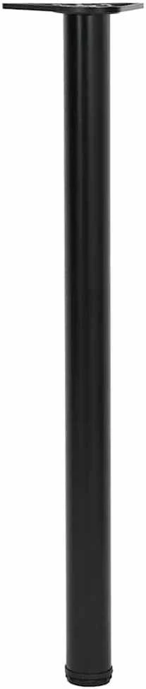 Reguliuojamo aukščio stalo kojos, 4vnt., juodos spalvos, 870mm