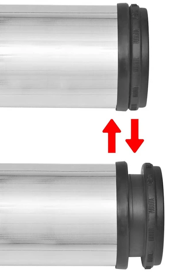 Reguliuojamo aukščio stalo kojos, 4vnt., šlifuoto nikelio, 870mm