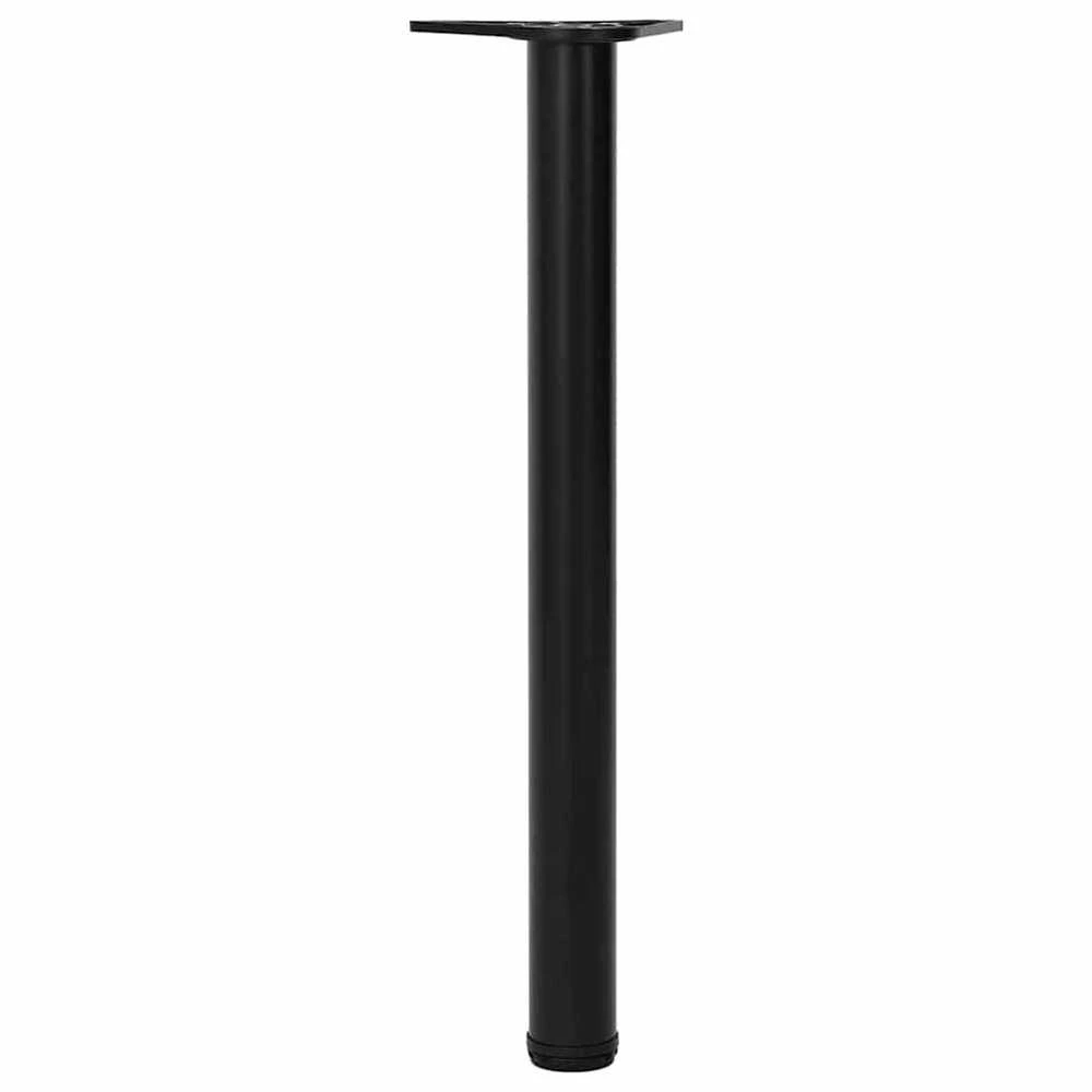 Reguliuojamo aukščio stalo kojos, 4vnt., juodos spalvos, 710mm