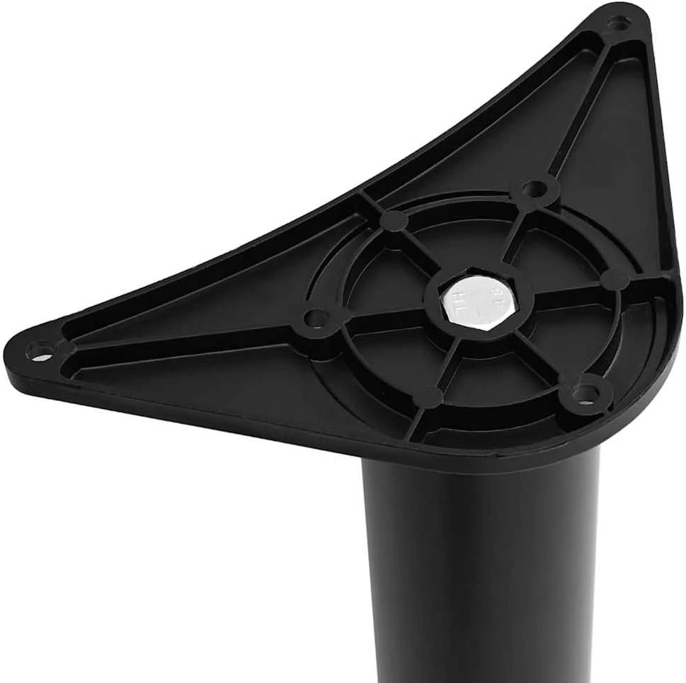Reguliuojamo aukščio stalo kojos, 4vnt., juodos spalvos, 710mm