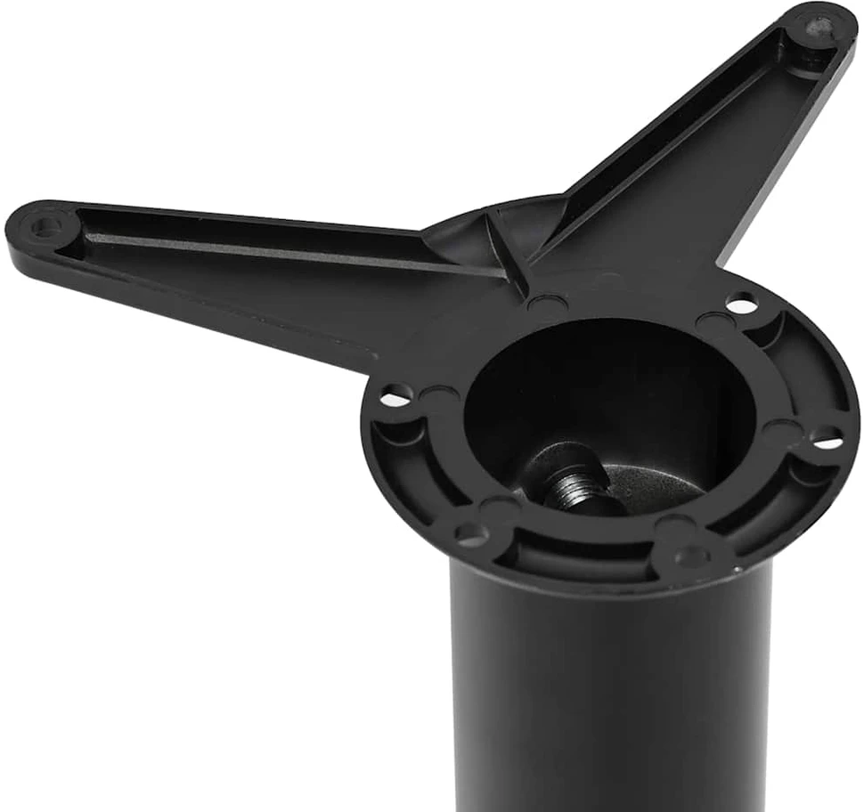 Reguliuojamo aukščio stalo kojos, 4vnt., juodos spalvos, 710mm