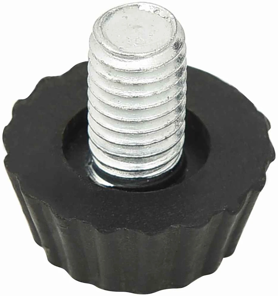 315594 Adjustable Furniture Feet M8 18 pcs Juodas