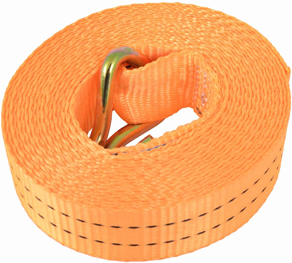 Reketo tvirtinamieji dirželiai, 10vnt., 1t., 6mx38mm, oranž.