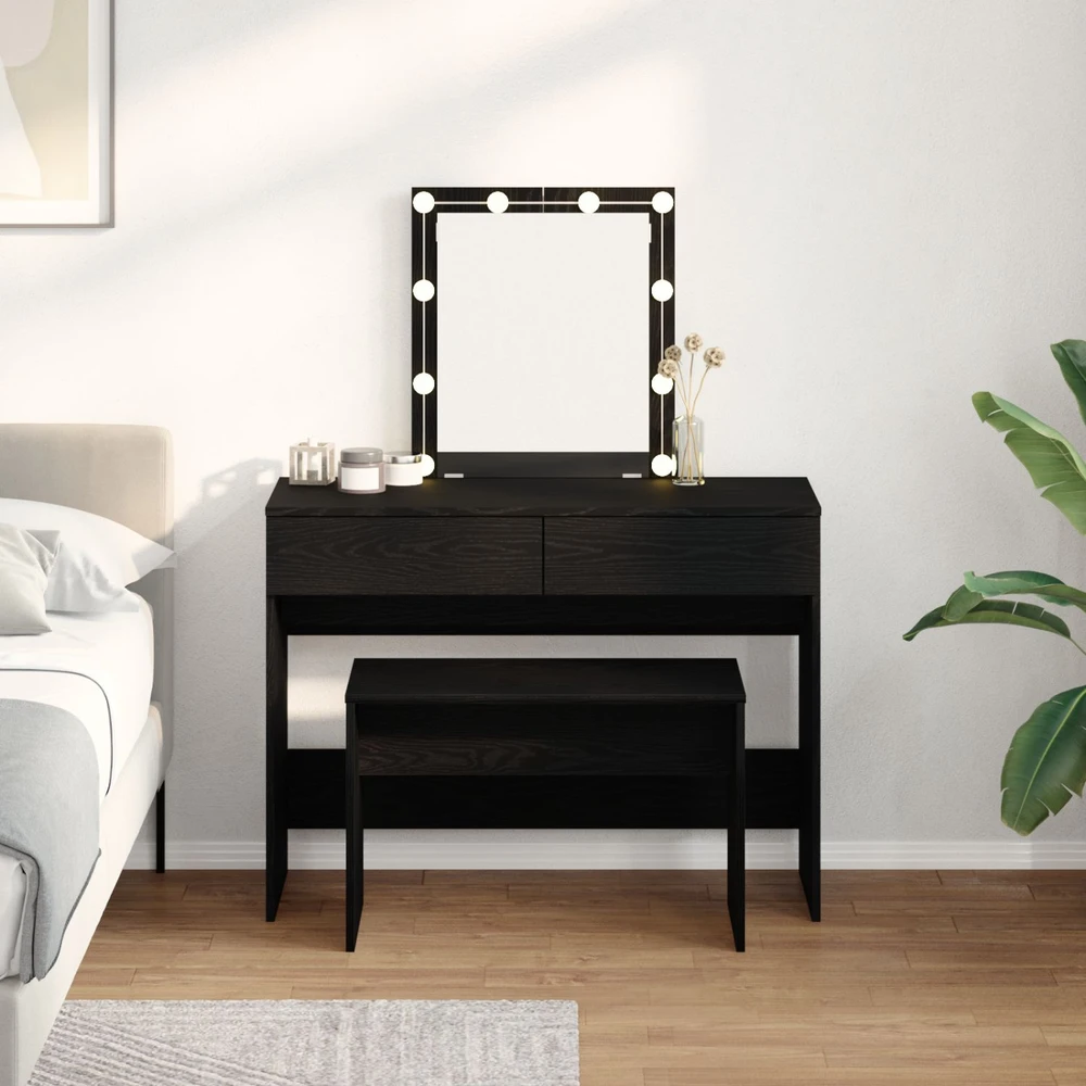 Rengimo kėdė juoda ąžuolo 70 x 35 x 45 cm Apdirbta mediena