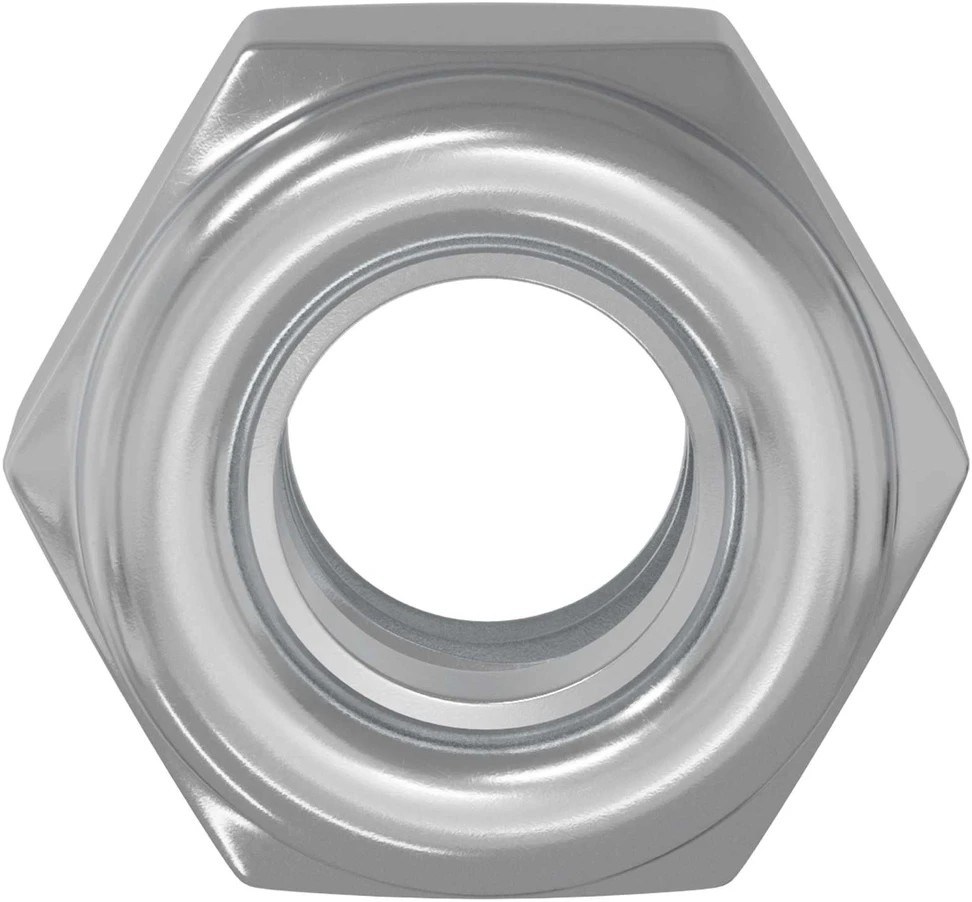 Riešutas 9574 vnt. Sidabrinė M6 x 10 mm Geležis