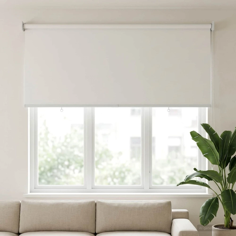 Lauko ritininė žaliuzė UV apsaugai Balta 100 x 230 cm (P x A)