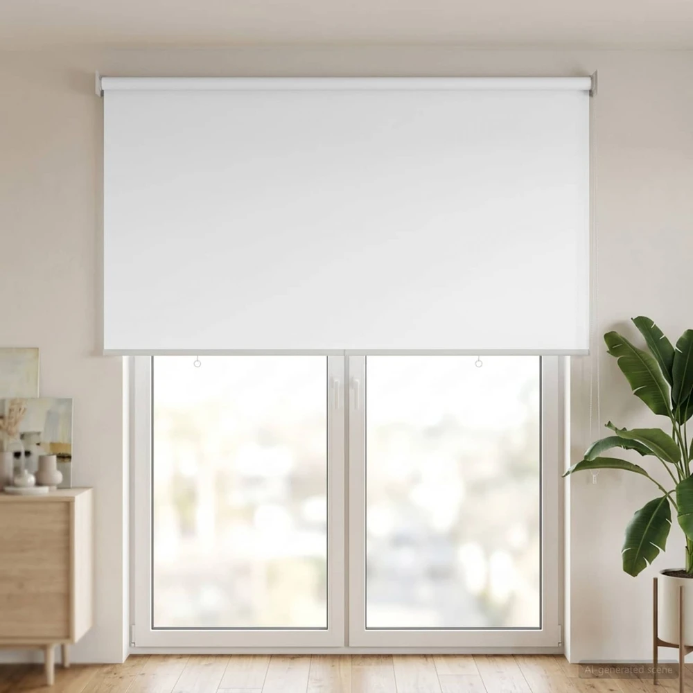 Lauko ritininė žaliuzė UV apsaugai Balta 100 x 230 cm (P x A)
