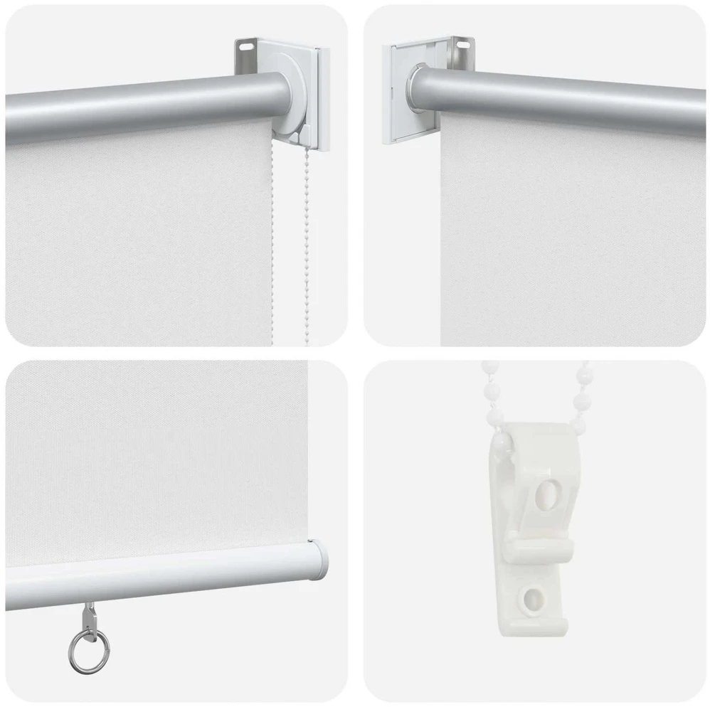 Lauko ritininė žaliuzė UV apsaugai Balta 100 x 230 cm (P x A)
