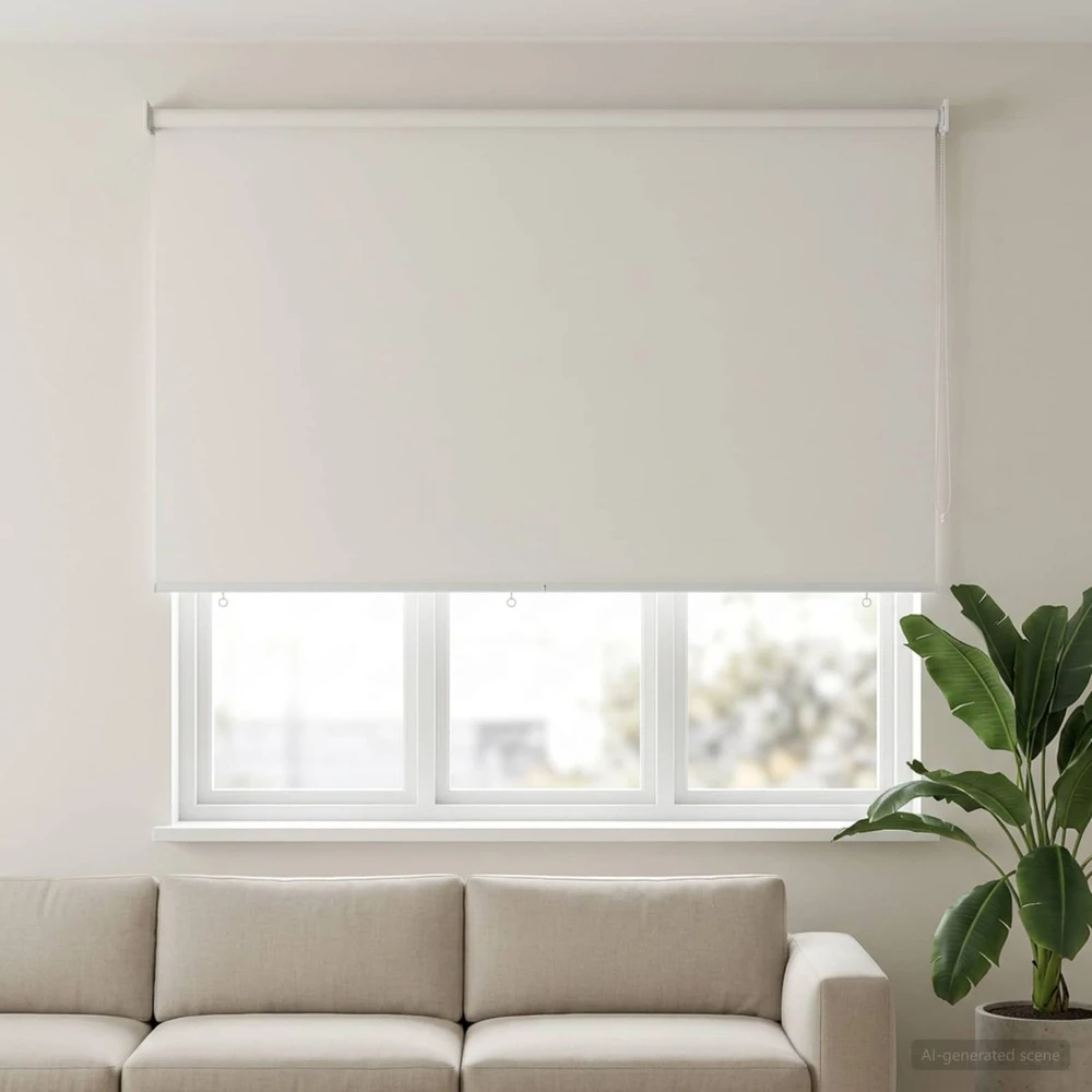 Lauko ritininė žaliuzė UV apsaugai Balta 100 x 230 cm (P x A)