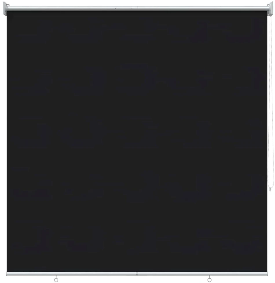 Lauko ritininė žaliuzė UV apsaugai Juoda 100 x 230 cm (P x A)