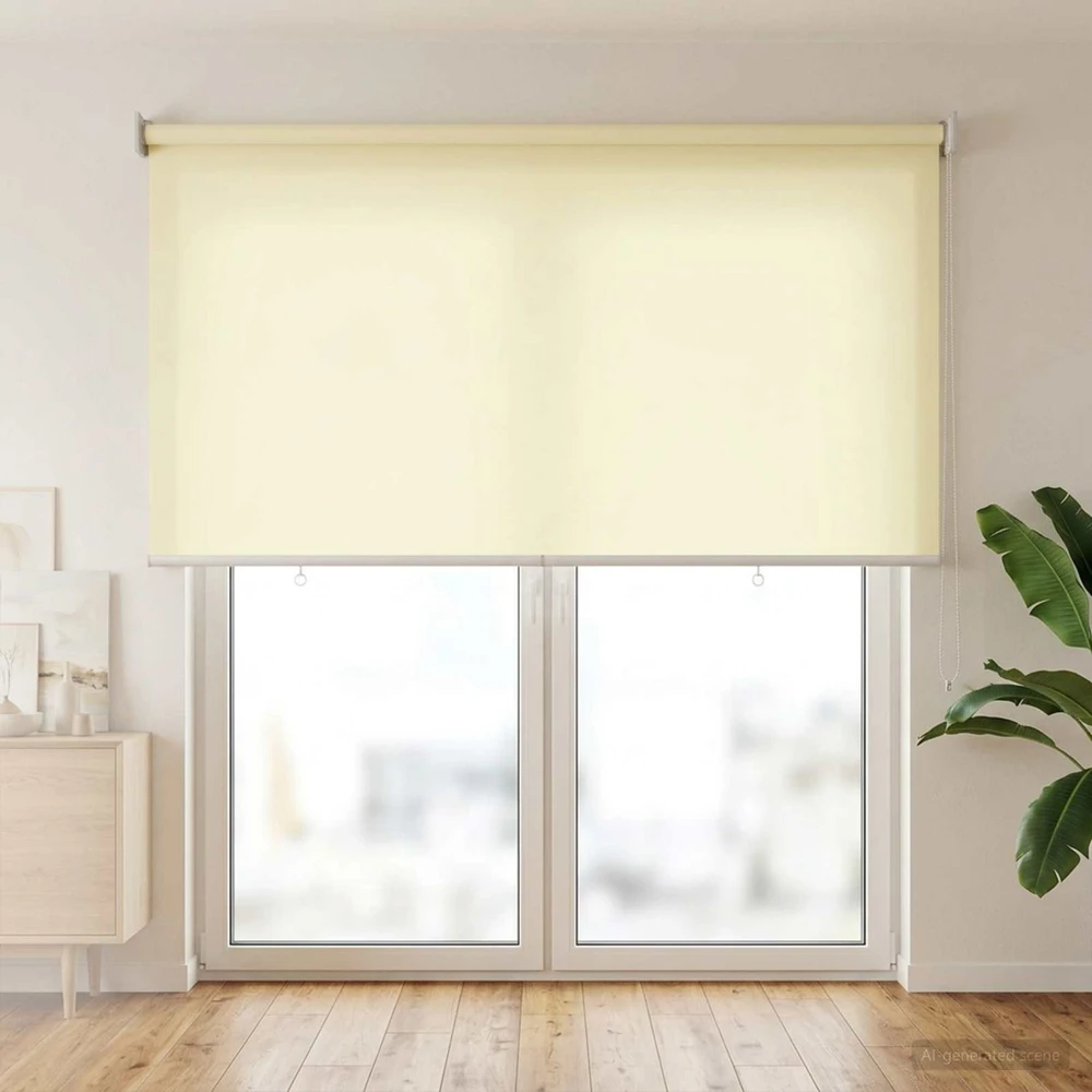 Lauko ritininė žaliuzė UV apsaugai Kreminė 100 x 230 cm (P x A)